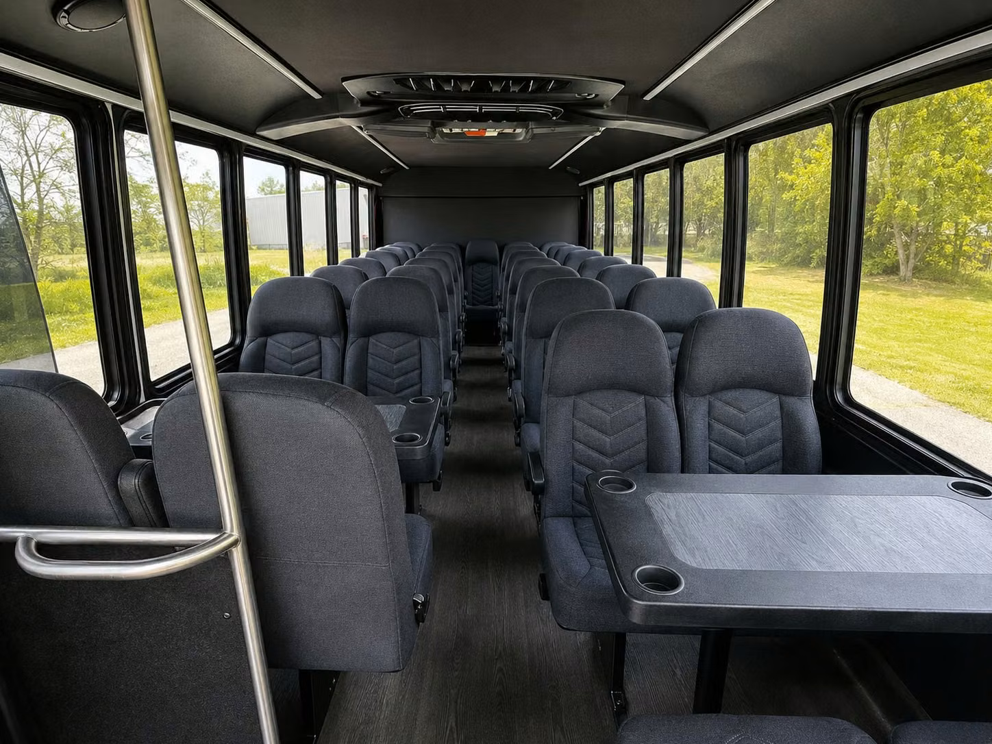 15 passenger minibus interior