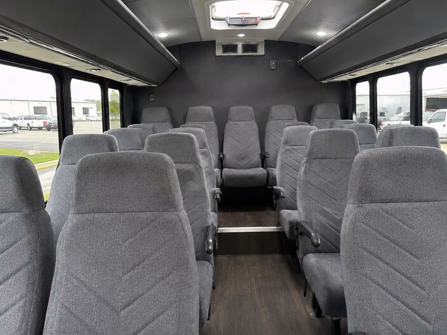 20 passenger minibus interior