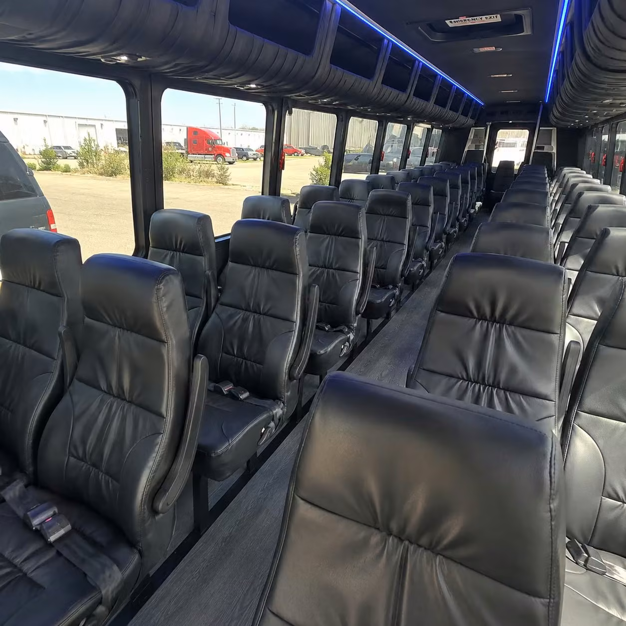 28 passenger minibus inside
