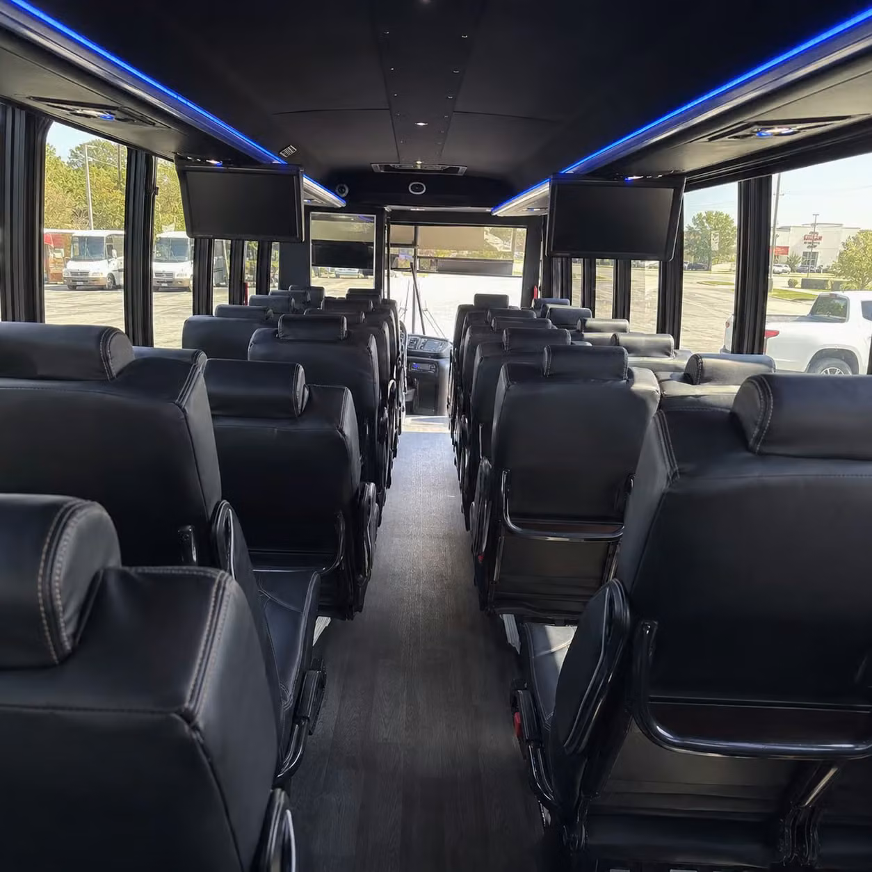 30 passenger minibus inside