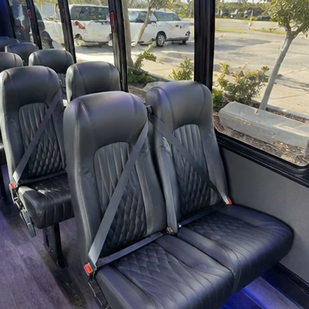 35 passenger minibus interior